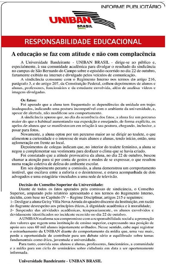 AO MELHOR ESTILO DO PRELATÓRIO