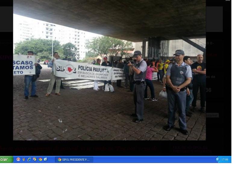 Foto PM filmando movimento