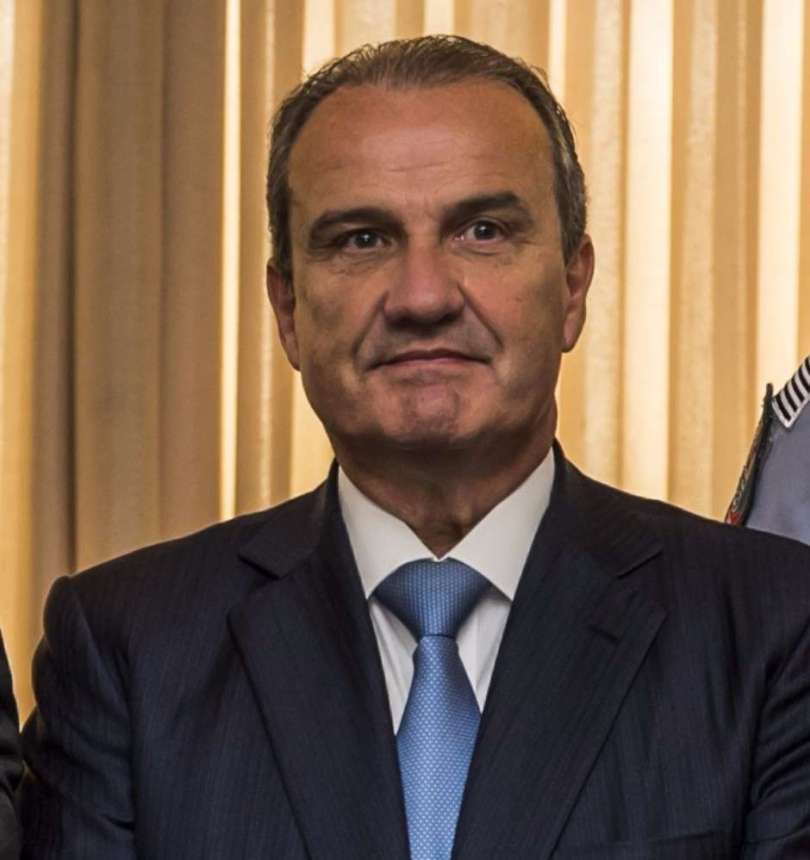 São Paulo- SP- Brasil- 16/05/2016- O governador Geraldo Alckmin anunciou nesta segunda-feira (16) a escolha do procurador de Justiça Mágino Alves Barbosa Filho para ser o novo secretário de Segurança Pública do Estado de São Paulo. Ele substituirá Alexandre de Moraes, que assumiu o ministério de Justiça e Cidadania. "O Dr. Mágino tem grande experiência na área criminal. Ele dará continuidade ao trabalho desenvolvido pelo dr. Alexandre em benefício do nosso Estado", declarou o governador. Foto: GESP